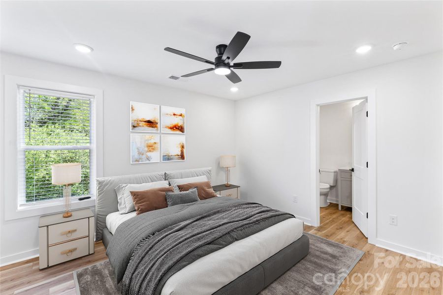 Furnished interior view inside a new home in , China Grove (Image 9).