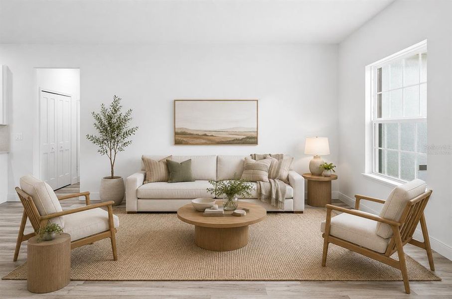Furnished interior view inside a new home in , Ocala (Image 17). Furnished interior view inside a new home in , Ocala (Image 17).
