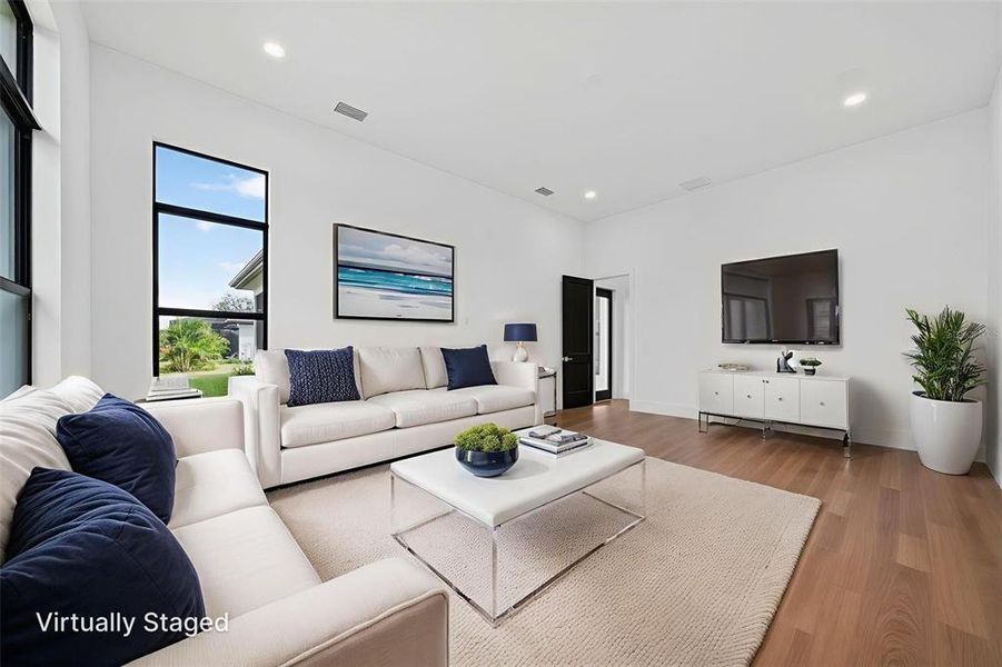Furnished interior view inside a new home in , Sarasota (Image 33).
