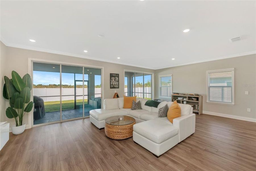 Furnished interior view inside a new home in , Bradenton (Image 29).