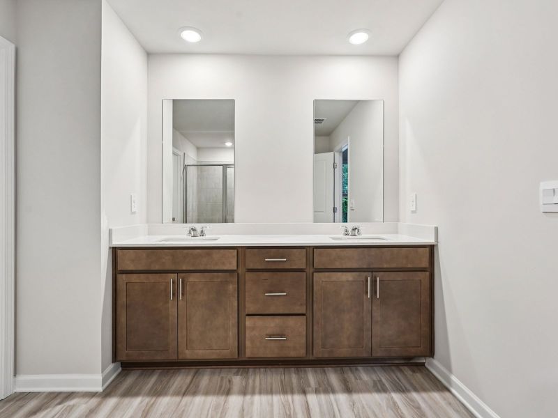 Furnished interior view inside a new home in Martin Springs - Estate Series, Lawrenceville (Image 9). Furnished interior view inside a new home in Martin Springs - Estate Series, Lawrenceville (Image 9).