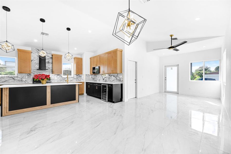 Furnished interior view inside a new home in , Hollywood (Image 10).