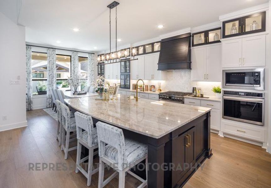 Furnished interior view inside a new home in Sandbrock Ranch: 60ft. lots, Aubrey (Image 29).