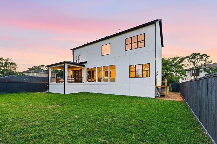 Exterior details and patio area of a home in , Houston (Image 3).