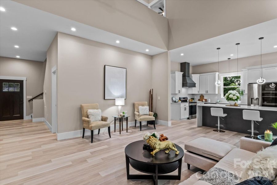 Furnished interior view inside a new home in , Iron Station (Image 12).