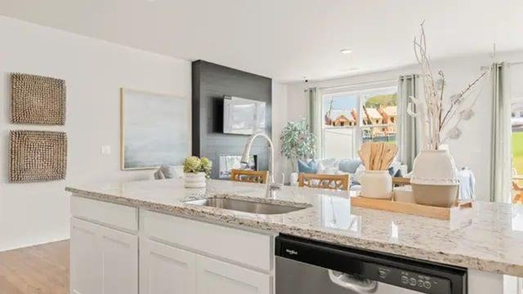 Furnished interior view inside a new home in , Lawrenceville (Image 6).