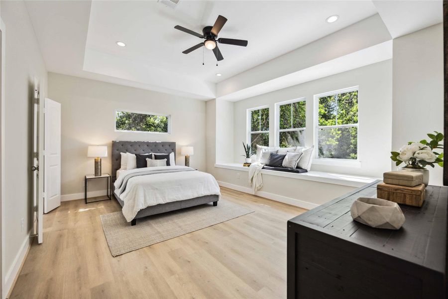 Furnished interior view inside a new home in , Houston (Image 12).