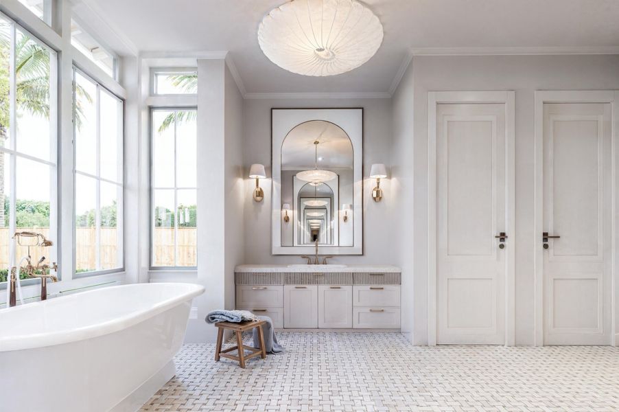 Furnished interior view inside a new home in , Mount Pleasant (Image 16).