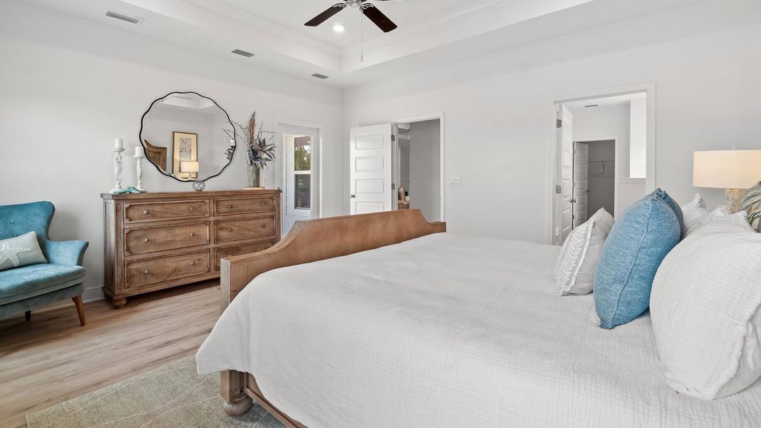 Representative furnished interior of a home built from the McKenzie by D.R. Horton in Holley Grove at Peach Creek - Waterfront Homes, Santa Rosa Beach (Image 16).