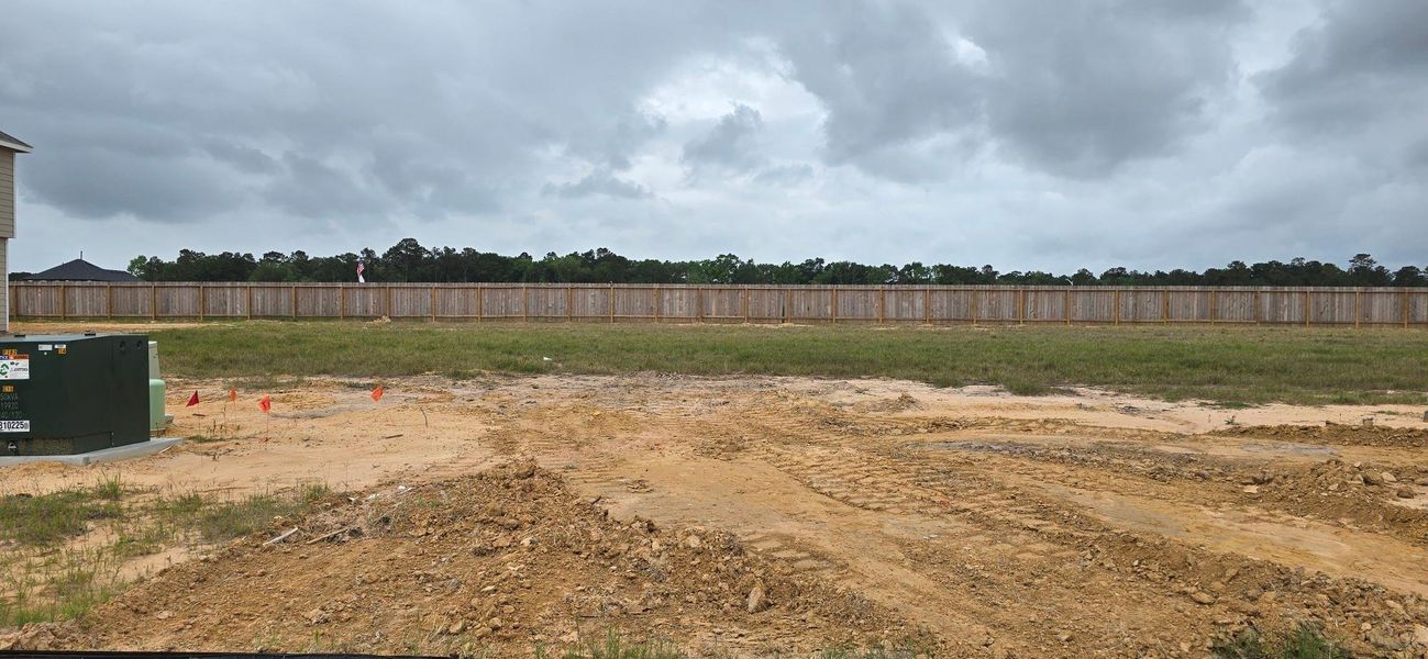 Site preparation for new homesites in Granger Pines, Conroe (Image 25).