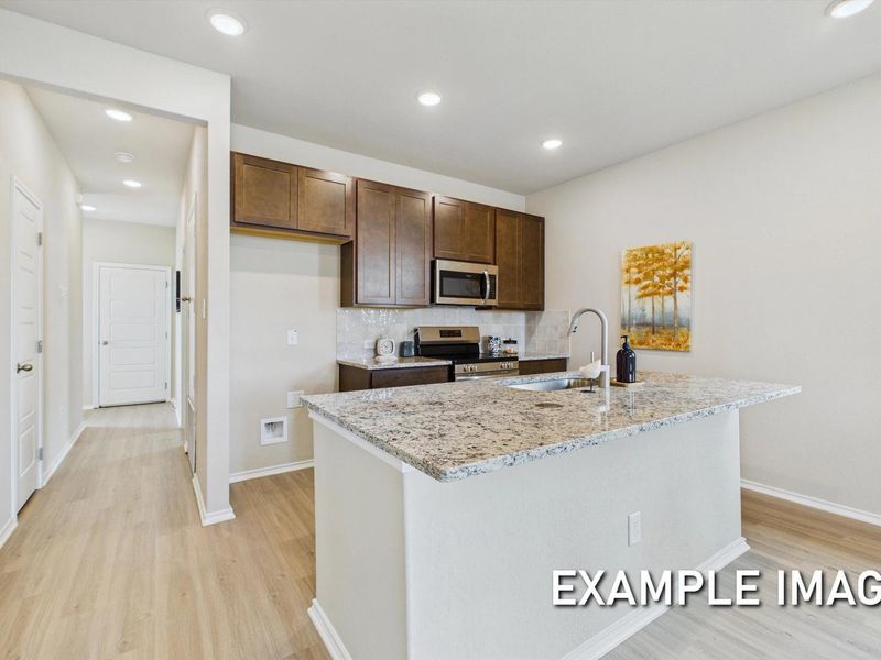 Representative furnished interior of a home built from the The Comal C by Davidson Homes LLC in Applewhite Meadows, San Antonio (Image 7).