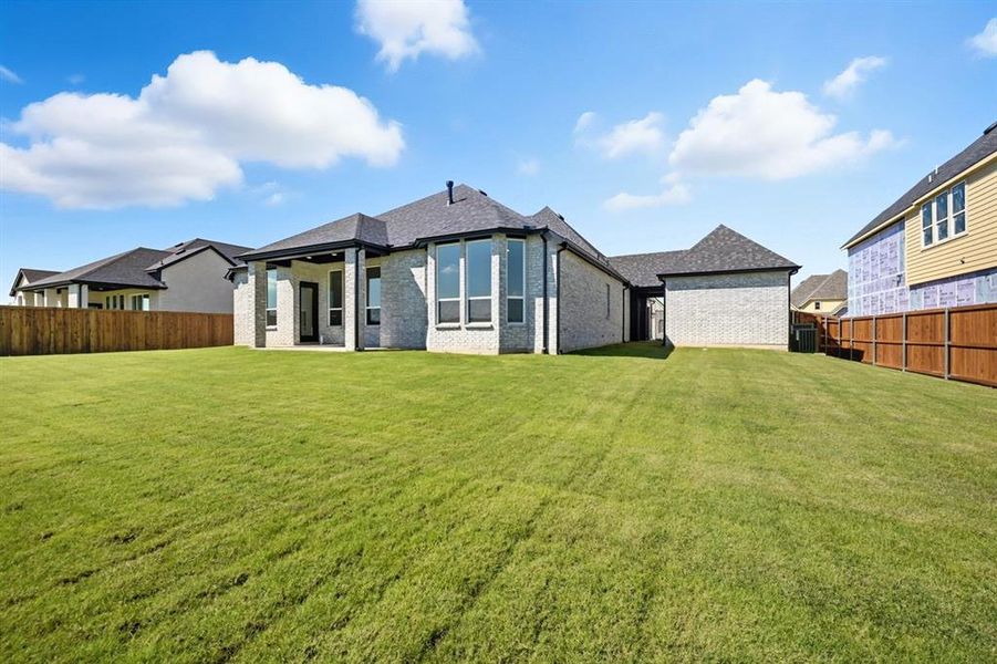 Exterior details and patio area of a home in Canyon Creek Estates, Sherman (Image 18). Exterior details and patio area of a home in Canyon Creek Estates, Sherman (Image 18).