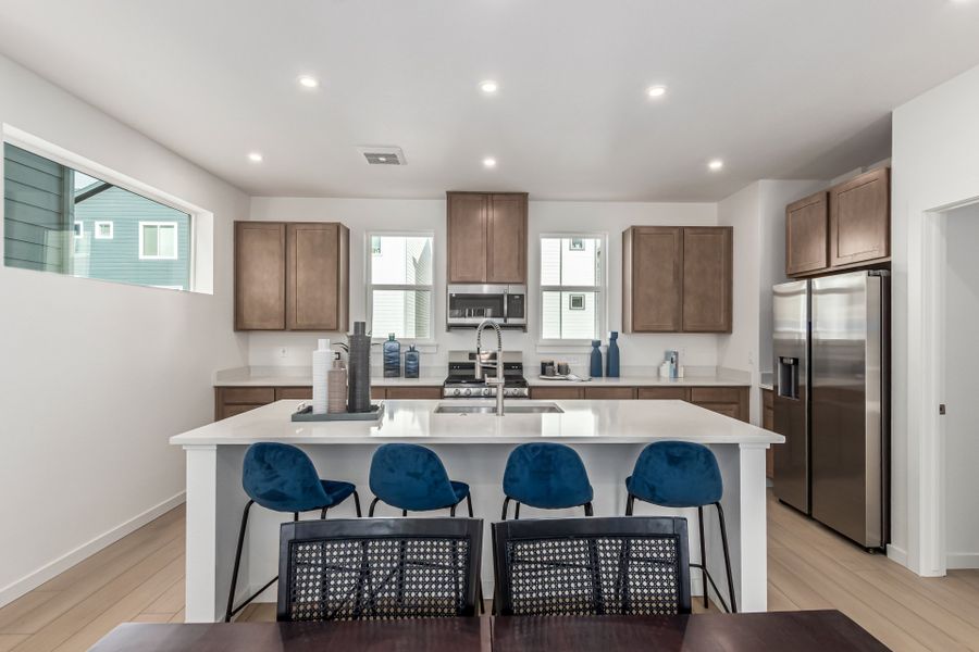 Furnished interior view inside a new home in Parkside at Victory Ridge, Colorado Springs (Image 6).