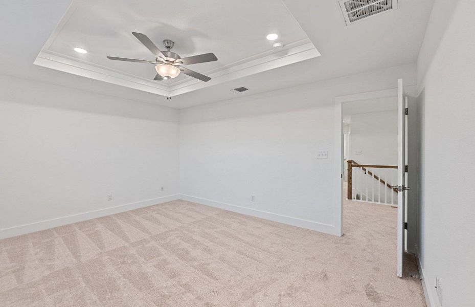 Spacious, unfurnished interior of a new home in Saddleback at Santa Rita Ranch, Liberty Hill (Image 14). Spacious, unfurnished interior of a new home in Saddleback at Santa Rita Ranch, Liberty Hill (Image 14).
