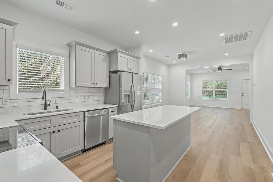 Furnished interior view inside a new home in , Walterboro (Image 6).