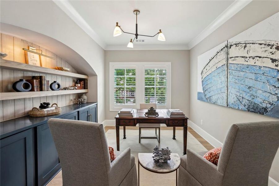 Furnished interior view inside a new home in , Brookhaven (Image 16). Furnished interior view inside a new home in , Brookhaven (Image 16).