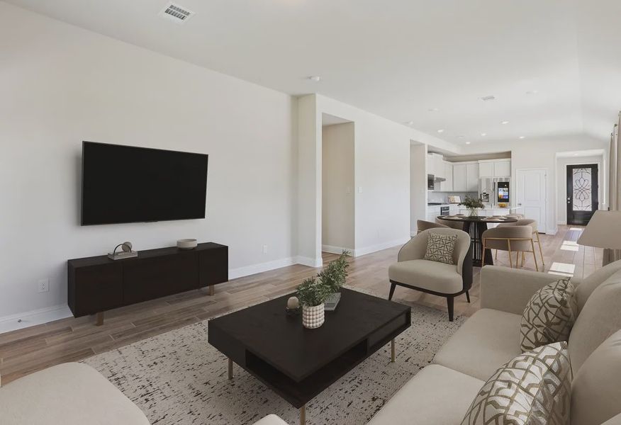 Plan 3009 Great Room - Staged - 9 of 17