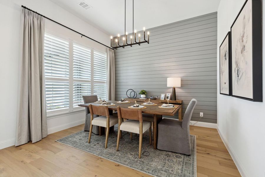 Dining Room | Concept 3441 at Hidden Creek Estates in Van Alstyne, TX by Landsea Homes