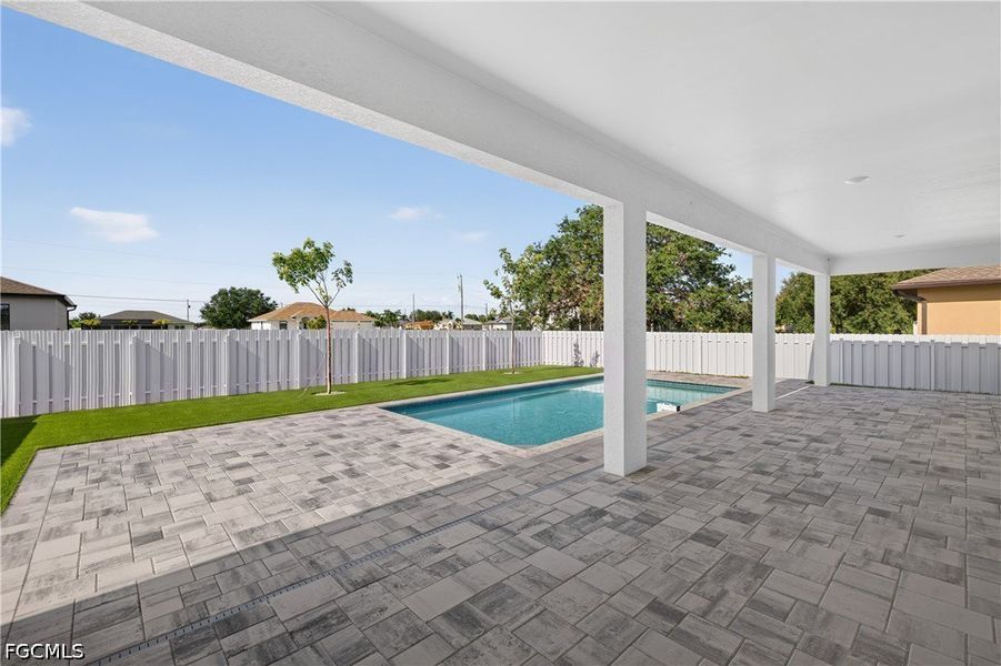 Exterior details and patio area of a home in Cape Coral, Cape Coral (Image 19). Exterior details and patio area of a home in Cape Coral, Cape Coral (Image 19).