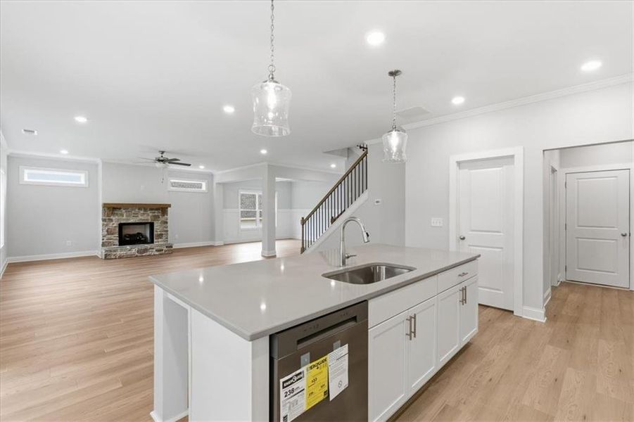 Furnished interior view inside a new home in , Dallas (Image 8). Furnished interior view inside a new home in , Dallas (Image 8).