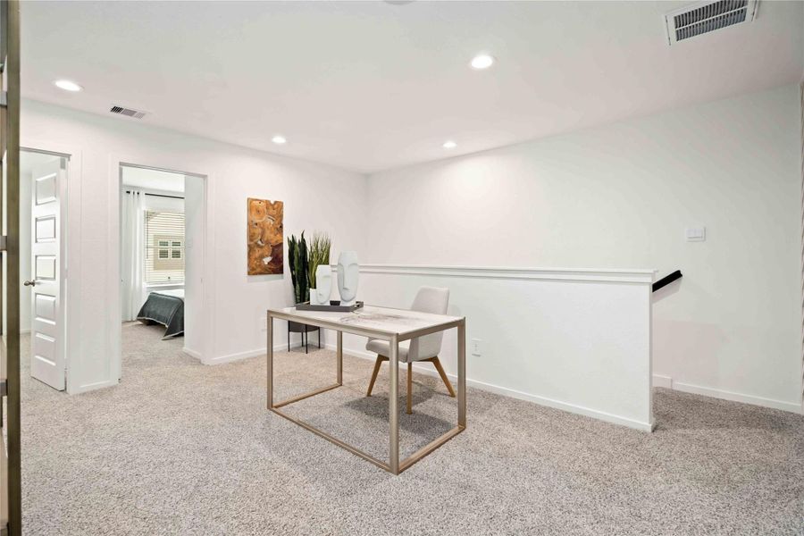 Furnished interior view inside a new home in Alaia Crossing, Houston (Image 16).