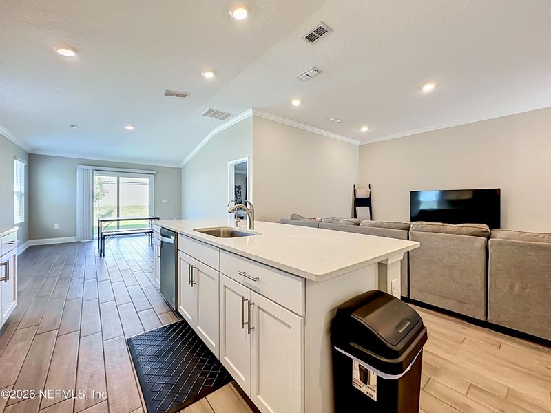 Furnished interior view inside a new home in Dorado at Entrada, St. Augustine (Image 17).
