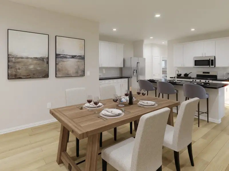 Furnished interior view inside a new home in Eastridge - Spring Series, McKinney (Image 4).