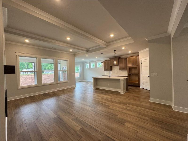Spacious, unfurnished interior of a new home in Rosewood Lake Preserve, Hoschton (Image 19).