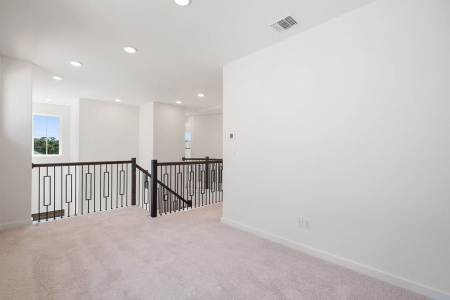 Spacious, unfurnished interior of a new home in Terrace Collection at Lariat, Liberty Hill (Image 27).