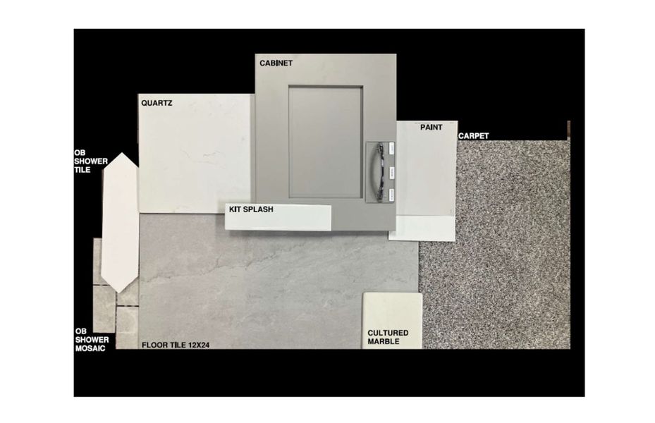 Sample of building materials used in homes in Vistoso Canyon Estates, Oro Valley (Image 3).