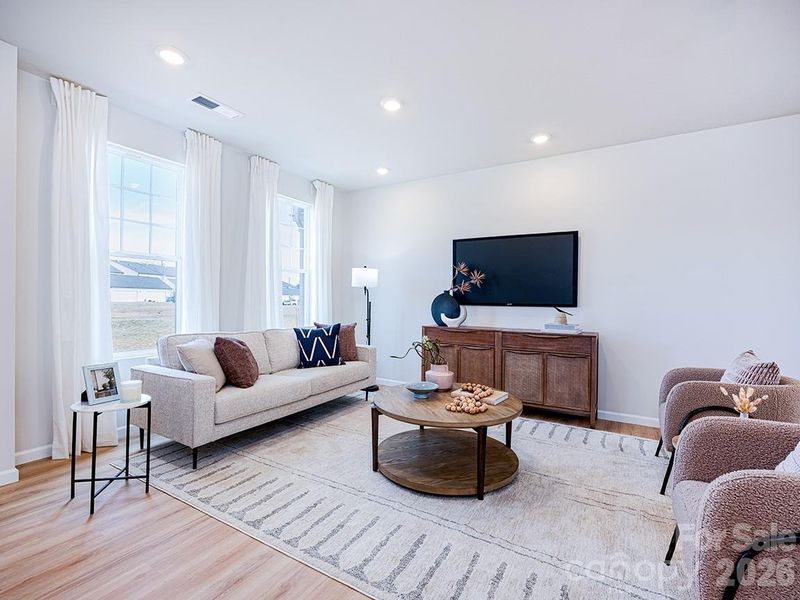 Furnished interior view inside a new home in The Crossing at Cramerton Mills, Cramerton (Image 15). Furnished interior view inside a new home in The Crossing at Cramerton Mills, Cramerton (Image 15).
