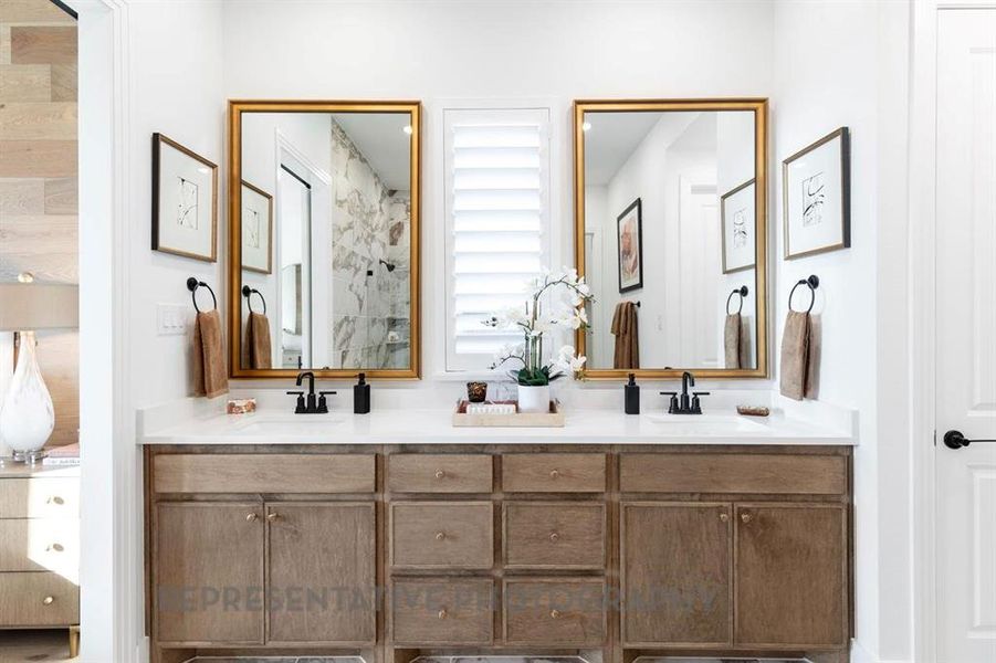 Furnished interior view inside a new home in Wildflower Ranch, Dish (Image 9).