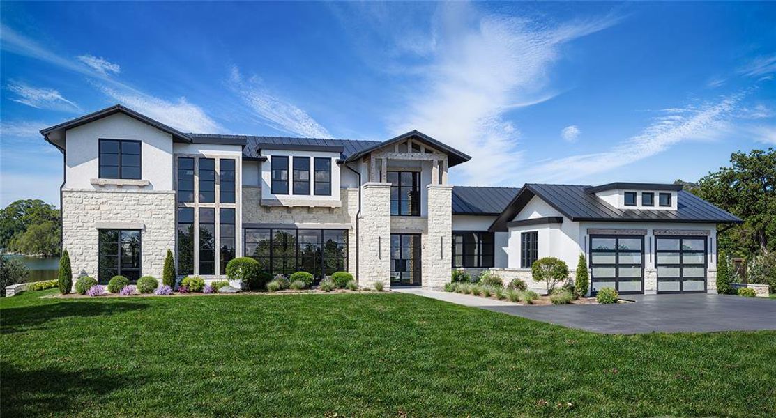Front exterior of a new home in , Graford, TX, highlighting curb appeal (Image 2). Front exterior of a new home in , Graford, TX, highlighting curb appeal (Image 2).