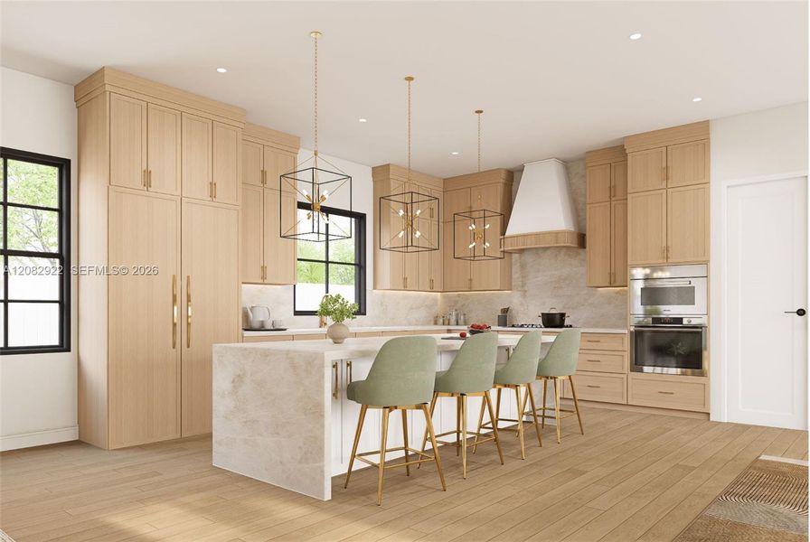 Furnished interior view inside a new home in , Boynton Beach (Image 15).