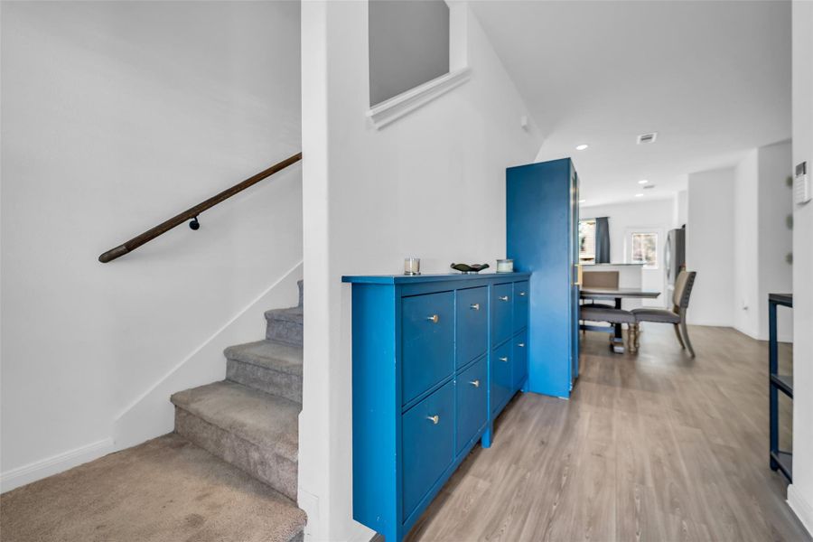 Furnished interior view inside a new home in Forbes Crossing, Houston (Image 8).