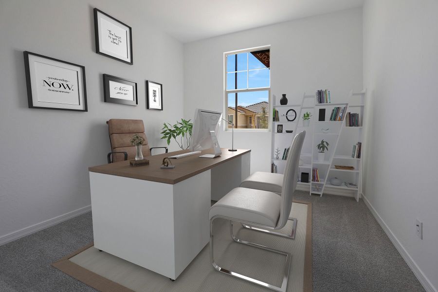 Representative furnished interior of a home built from the Brandy by Mattamy Homes in Empire Pointe, Queen Creek (Image 8).
