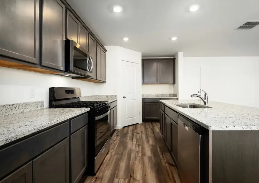 Enjoy cooking in your chef-ready kitchen.