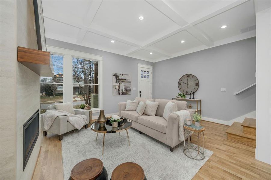 Furnished interior view inside a new home in , Dallas (Image 31). Furnished interior view inside a new home in , Dallas (Image 31).