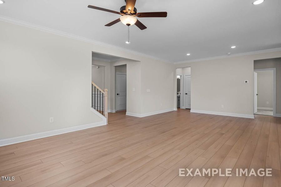Spacious, unfurnished interior of a new home in Laneridge Estates, Raleigh (Image 6).