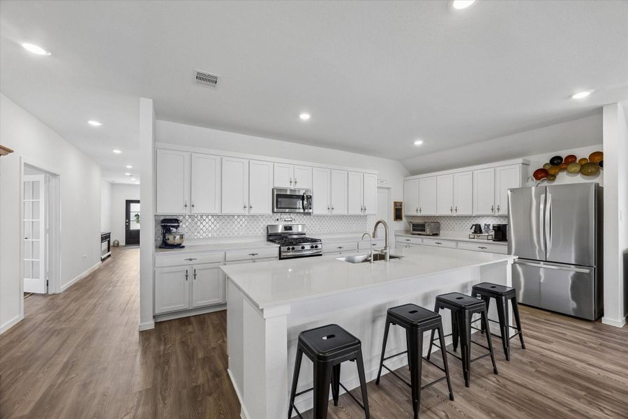 Furnished interior view inside a new home in , Magnolia (Image 8).