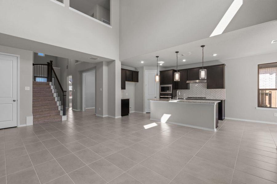 Furnished interior view inside a new home in The Trails, New Caney (Image 14).