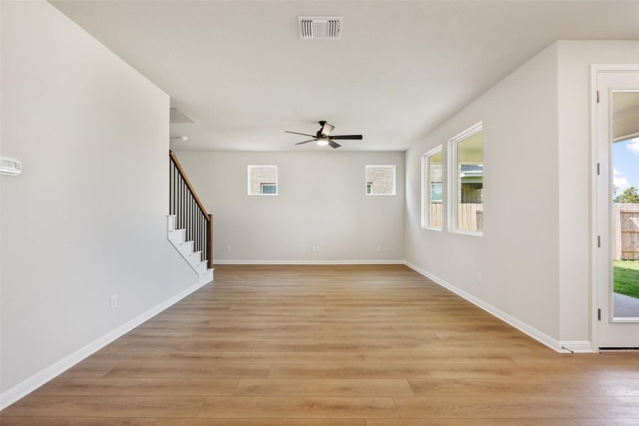 Spacious, unfurnished interior of a new home in The Cottages at La Cima, San Marcos (Image 28). Spacious, unfurnished interior of a new home in The Cottages at La Cima, San Marcos (Image 28).