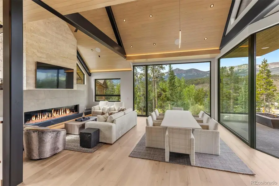 Furnished interior view inside a new home in , Breckenridge (Image 16).