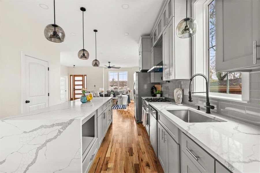 Furnished interior view inside a new home in , Atlanta (Image 36). Furnished interior view inside a new home in , Atlanta (Image 36).