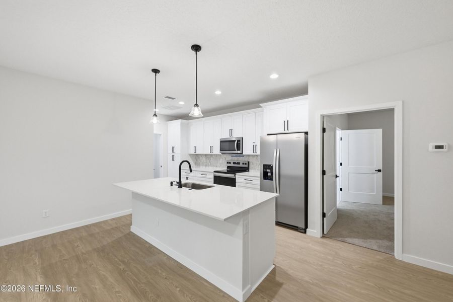Furnished interior view inside a new home in , Jacksonville (Image 10).