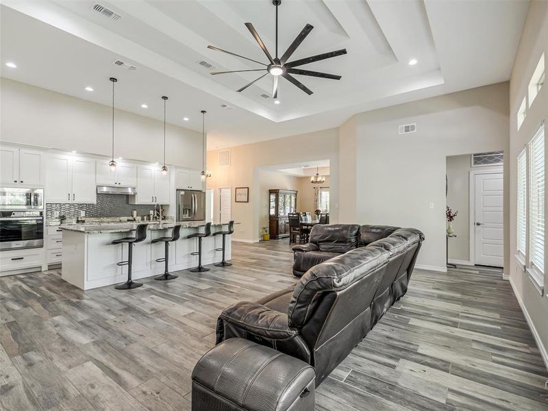 Furnished interior view inside a new home in , Azle (Image 10).