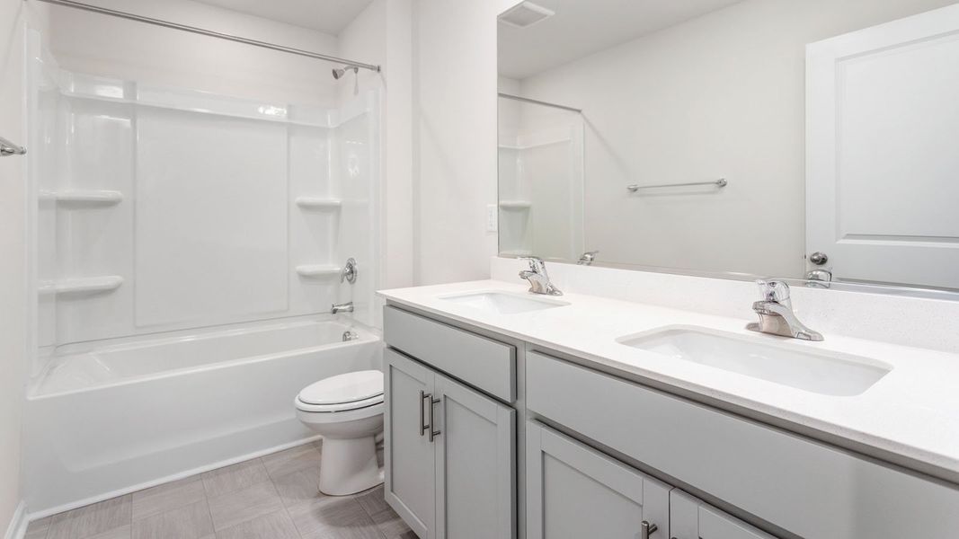 Furnished interior view inside a new home in Bryson Park, Lexington (Image 8). Furnished interior view inside a new home in Bryson Park, Lexington (Image 8).