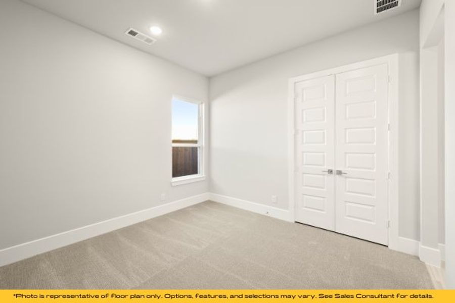 Representative unfurnished interior of a home built from the Breckenridge by Stonefield Homes in Heath Golf and Yacht Club, Rockwall (Image 43).