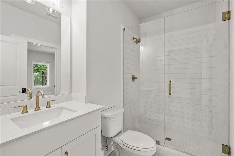 Furnished interior view inside a new home in Waterside Townhomes, Peachtree Corners (Image 10).