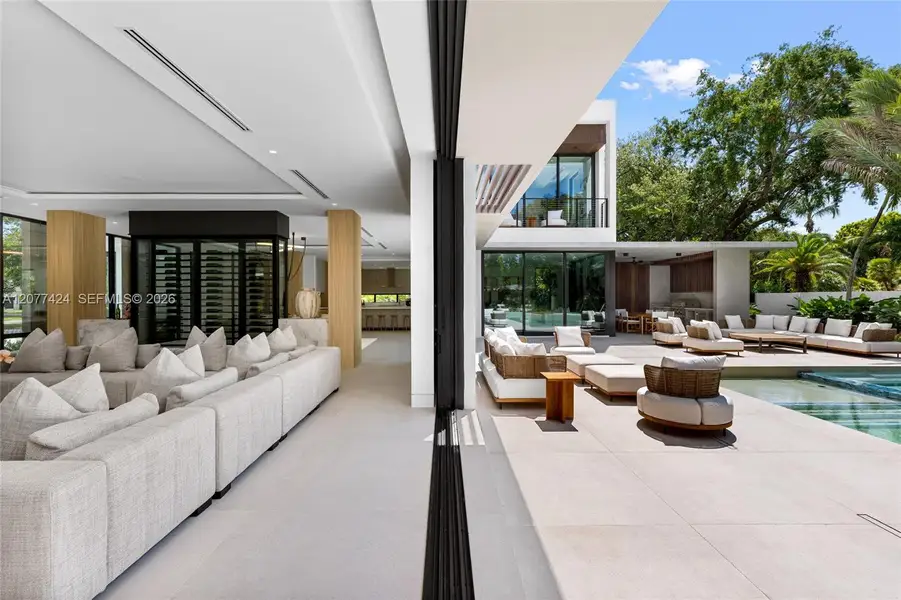 Exterior details and patio area of a home in , Pinecrest (Image 3). Exterior details and patio area of a home in , Pinecrest (Image 3).